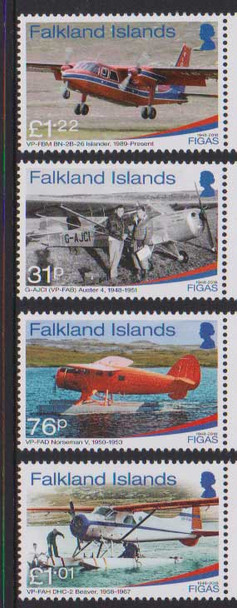 FALKLAND ISLANDS (2019)- 70TH ANNIVERSARY AVIATION (4v)