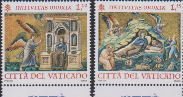 VATICAN (2019)- Christmas (2v)- Art