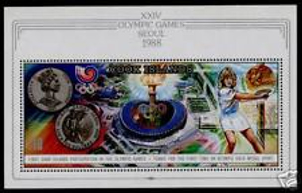 COOK ISLANDS (1988) Seoul Olympics Sheet