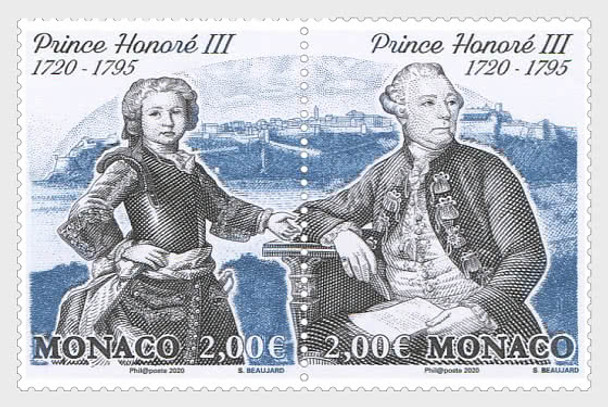 MONACO  (2020)- 300th Anniversary of the Birth of Prince Honoré III