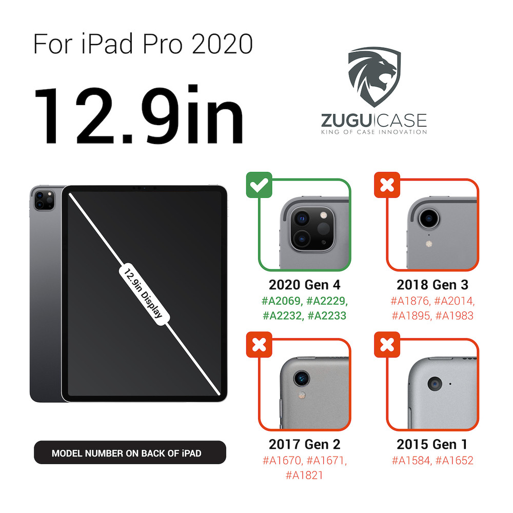 2020 Ipad Pro 12 9 Alpha Case Innovative Magnetic Ipad Case With Stands Zugu Case
