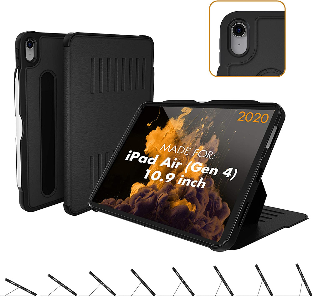 The Ipad 10 9 4th Gen Alpha Case Innovative Magnetic Ipad Case With Stands Zugu Case