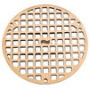 Jay R. Smith A08PBG Polished Brass Grate 7 5/8" Outside Measurement.