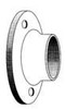 Pasco - 1256 - 1-inch SHOWER ROD FLANGE W/SCREW