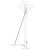 Speakman SE-480 - Pedestal mounted, stainless steel bowl, hand & foot activated.