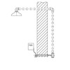 Speakman SE-242 - Freeze protected wall mounted, horizontal supply, stay-open ball valve behind wall, activated by handle (std. for 8-inch wall thickness).  Add $98 to lengthen up t 18-inch wall thickness.