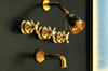 Strom Plumbing P0381S - Thames Polished Brass Three Handle Tub and Shower Faucet