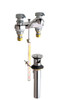 Chicago Faucets - 797-335ABCP - 4-inch Center Lavatory Faucet with Pop-Up Drain