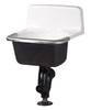 Gerber - WALL HUNG SERVICE SINK 24-inch X18-inch 8-inch CTRS W/SS RIM GUARD