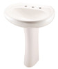 Gerber - MAXWELL 12-518 LAVATORY FAUCET W/29-842 PED WHT Gerber - MAXWELL 12-518 LAVATORY FAUCET W/29-842 PED WHT