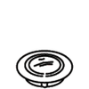 Kohler 21136-H - Hot  Plug Button