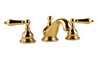 Meridian 2024130 - Widespread Lavatory Faucet Lever Handles (Solid Brass Construction) - 18K Gold
