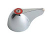 Chicago Faucets 1000-HOTJKCP wing style lever handle with red button for use with hot water valves.