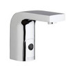 Chicago Faucets 116.860.AB.1 -  HyTronic Edge Lavatory Sink Faucet with Dual Beam Infrared Sensor. Edge Electronic Integral Spout. Vandal Proof Non-Aerating Laminar Flow Stream Solidifier. Stainless Steel Hoses Included.