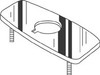 Chicago Faucets - 240.766.21.1 - COVER Plate Metering FCT 4-inch Chicago Faucets - 240.766.21.1 - COVER Plate Metering FCT 4-inch