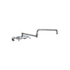 Chicago Faucets - 445-DJ26ABCP Adjustable Wall Mounted Faucet with 26-inch Double Joint Swing Spout
