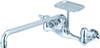 Central Brass 0048-UA4 Two Handle Wallmount Kitchen Faucet, Chrome