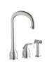 Elkay - LK9402NK - Single Lever Kitchen Faucet with Side Spray - Brushed Nickel