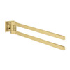 Grohe 40342GN1 Allure 24-in. Double Towel Bar, Brushed Cool Sunrise (Gold)
