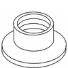 Kohler 34304-BN - Brushed Nickle Escutcheon