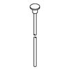 Kohler 20781-CP - Polished Chrome Lift Rod
