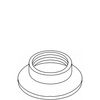 Kohler 40474-PB - Polished Brass Escutcheon