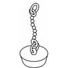 Kohler 29839-CP - Polished Chrome Chain Stopper Assembly