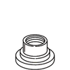 Kohler 73114-CP - Polished Chrome Escutcheon