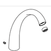 Kohler 74717-CP - Polished Chrome Spout Assembly