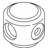 Kohler 55734-CP - Polished Chrome Cap Center