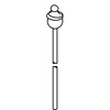 Kohler 77223-CB - Polished Chrome & Brass Lift Rod Assembly Kohler 77223-CB - Polished Chrome & Brass Lift Rod Assembly