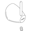 Kohler 76812-CP - Polished Chrome Handle