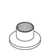Kohler 74385-VF - Polished Brass Escutcheon