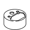 Kohler 76248-BN - Brushed Nickle Escutcheon