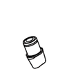 Kohler 77448-VF - Polished Brass Thumb Nut