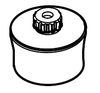 Pfister Faucets 940-011A - Small Chrome Handle Hub