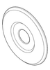 Pfister Faucets 960-062J - Satin Nickel Flange with Gasket