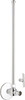 Chicago Faucets STB-41-11-AB - Ball Angle Stop, Loose Key, 1/2-inch Sweat x 3/8-inch Compression