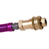 T&S Brass - Hot Water Hose, Male Fittings, 1/2-inch Diameter, 60-inch Long