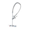 T&S Brass B-5125-BJ 8" Wall Mount Workboard Pre-Rinse unit W/Eterna, B-0107-J & Wall Bracket