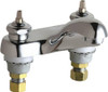 Chicago Faucets - 802-LESSHDLCP - 4-inch Center Lavatory Faucet