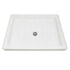 American Standard 4834ST.020 Single Threshold Shower Base (White)