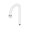 CENTRAL BRASS SU-157-HA 4-11/16â€³ Rigid Gooseneck Spout With Aerator
