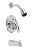 Gerber - SAFETEMP II TRIM KIT S/H T&S LOOP HANDLE SLIP SPOUT - CHROME
