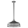 Graff G-8386-PN Traditional Showerhead with Ceiling Arm, Polished Nickel