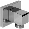 Graff G-8633-AU Contemporary Square Wall Supply Elbow, 24K Gold Plated