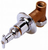 T&S Brass - B-1027-UCP - Concealed Straight Loose Key Stop, 1/2-inch NPT Female Inlet and Outlet