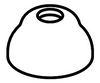 Porcelain Escutcheon for Chicago Kitchen and Bathroom Sink Faucets