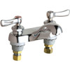 Chicago Faucets 802-VE64VPABCP Hot and Cold Water Sink Faucet