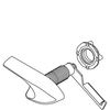 Kohler - 500189 Trip Lever for Model(s) K-4556